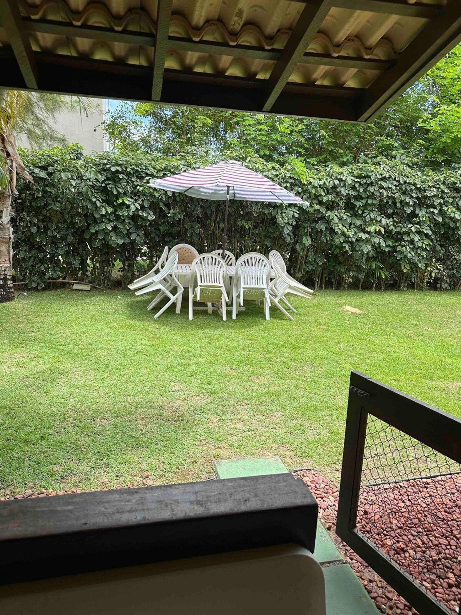 Flat Guarajuba 4 Quartos Terreo A Beira Mar - Pe Na Areia - Governanca Com Arrumadeira E Wi Fi Inclusos Camassari Exterior photo