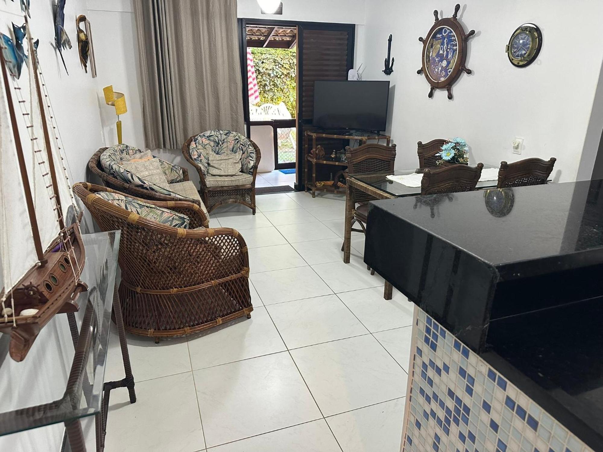 Flat Guarajuba 4 Quartos Terreo A Beira Mar - Pe Na Areia - Governanca Com Arrumadeira E Wi Fi Inclusos Camassari Exterior photo